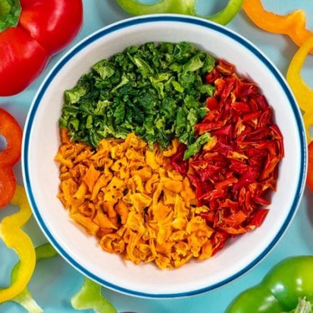 Dehydrated Bell Peppers (Capsicum)